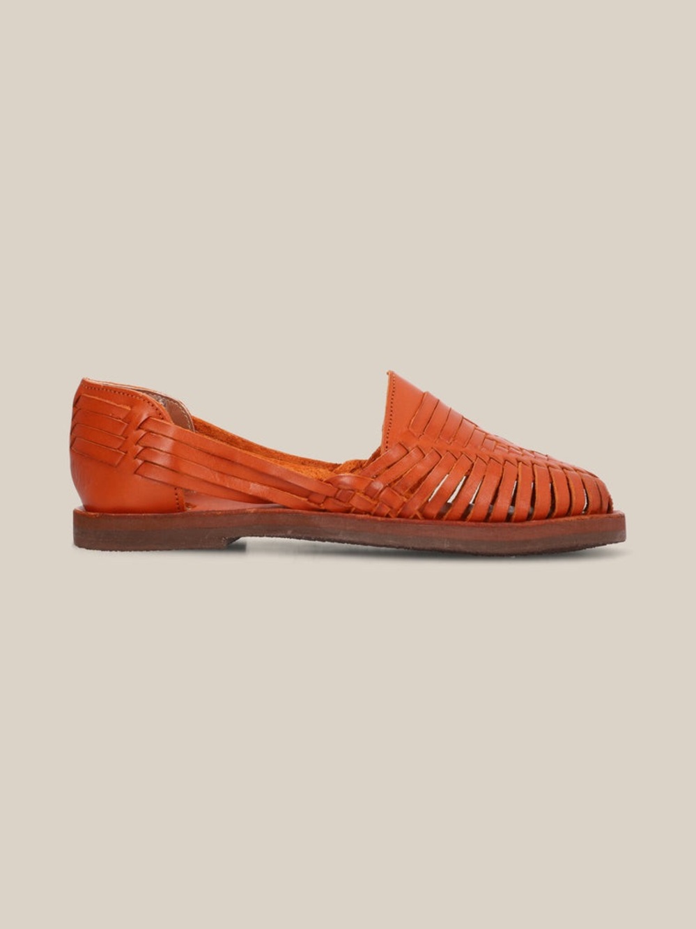 Espiritu Huarache Cempasuchil Sandals Brown